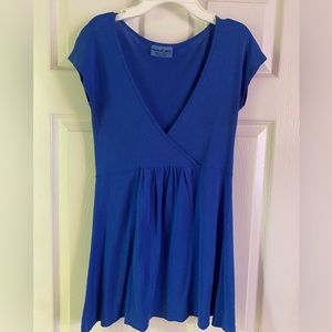 Royal Blue Flowy Top